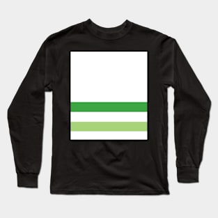 aromantic/agender short (light) Long Sleeve T-Shirt